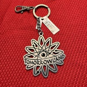Disney Parks, Tomorrowland Atom metal keychain from Magic Kingdom